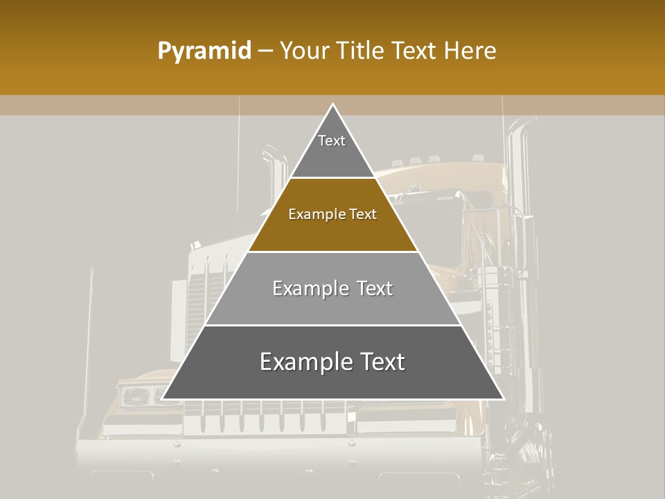 Long Fuel Truckload PowerPoint Template