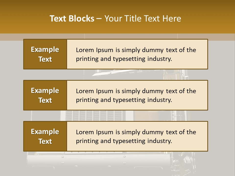 Long Fuel Truckload PowerPoint Template