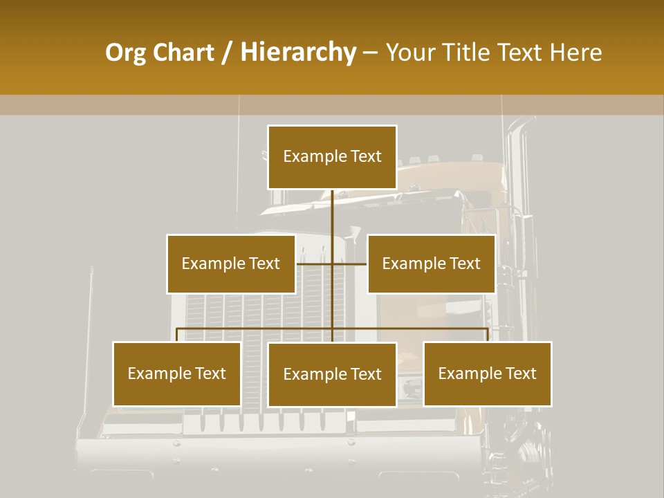 Long Fuel Truckload PowerPoint Template