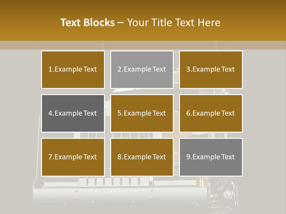 Long Fuel Truckload PowerPoint Template