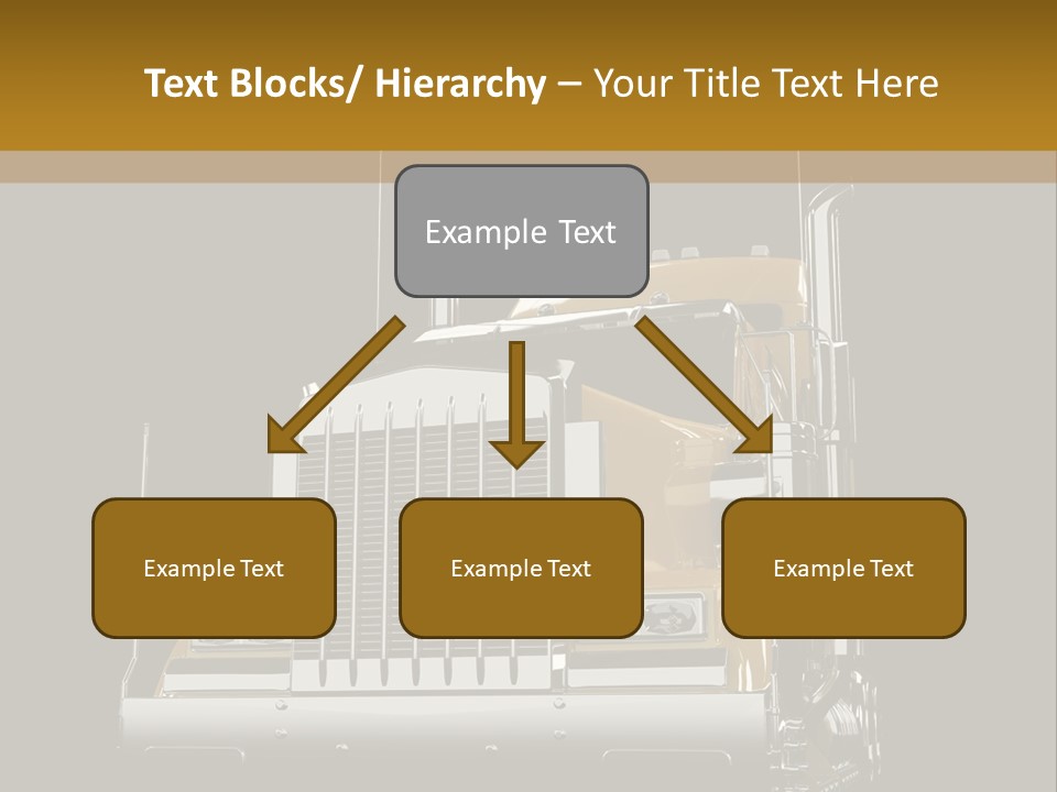 Long Fuel Truckload PowerPoint Template