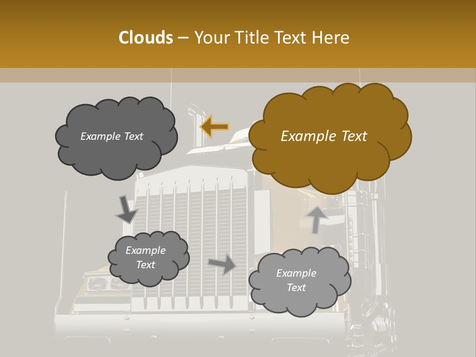 Long Fuel Truckload PowerPoint Template