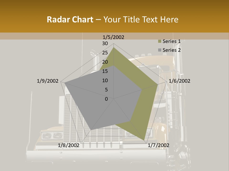 Long Fuel Truckload PowerPoint Template