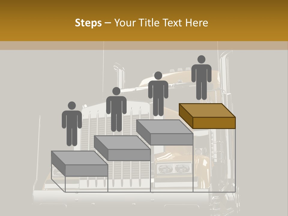 Long Fuel Truckload PowerPoint Template
