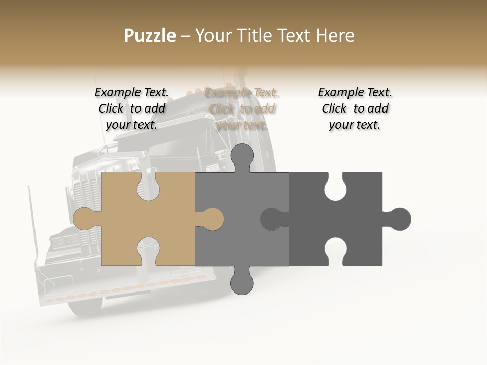 Diesel Copy Space Fuel PowerPoint Template