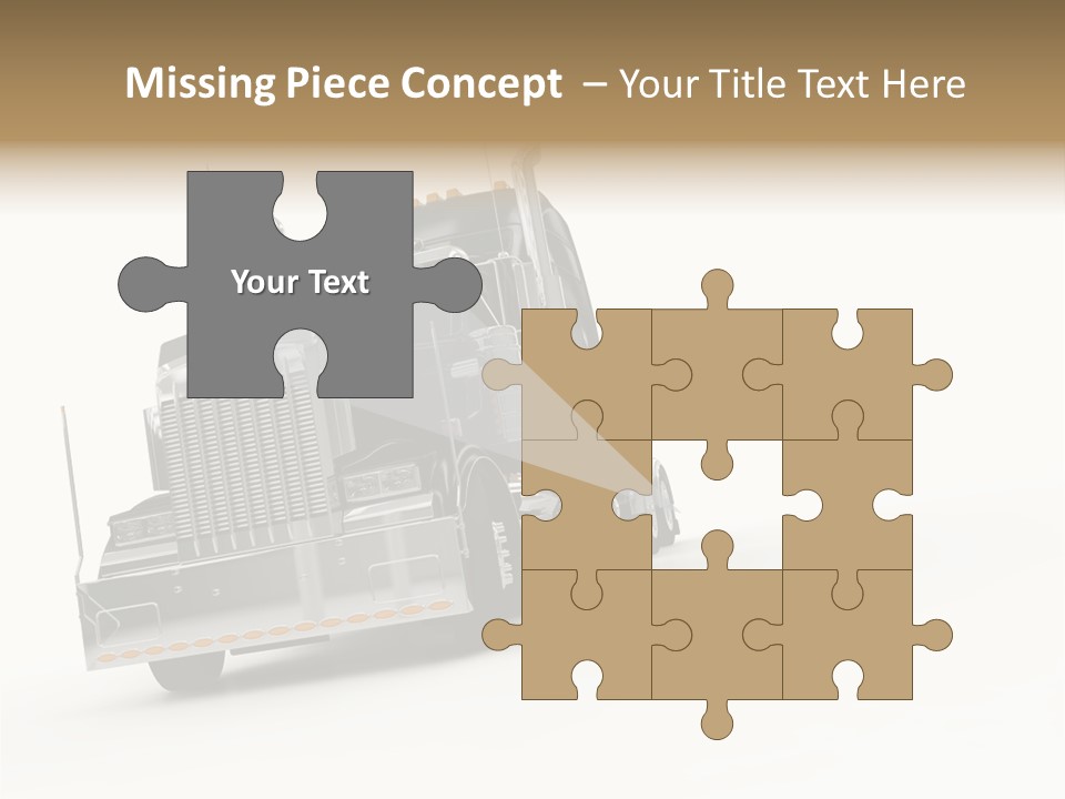 Diesel Copy Space Fuel PowerPoint Template