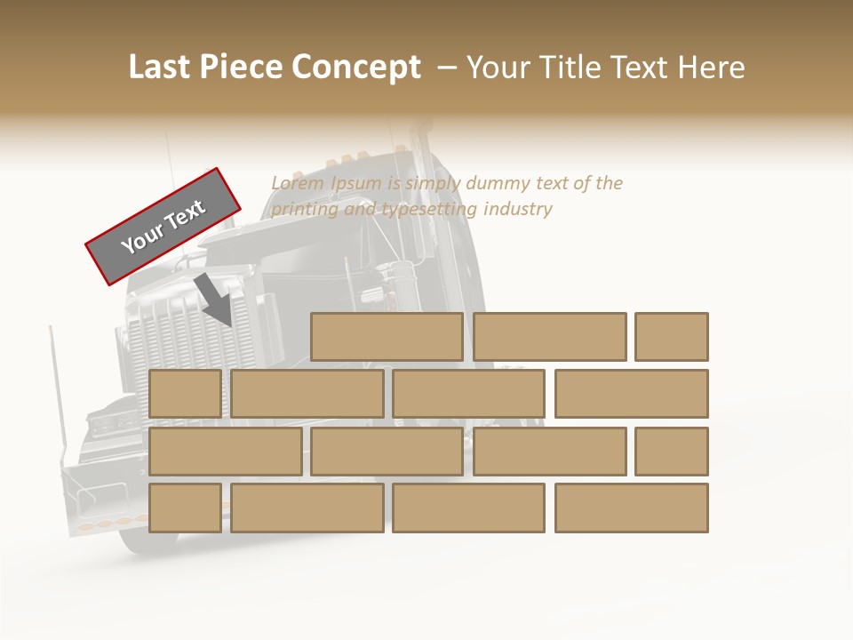Diesel Copy Space Fuel PowerPoint Template
