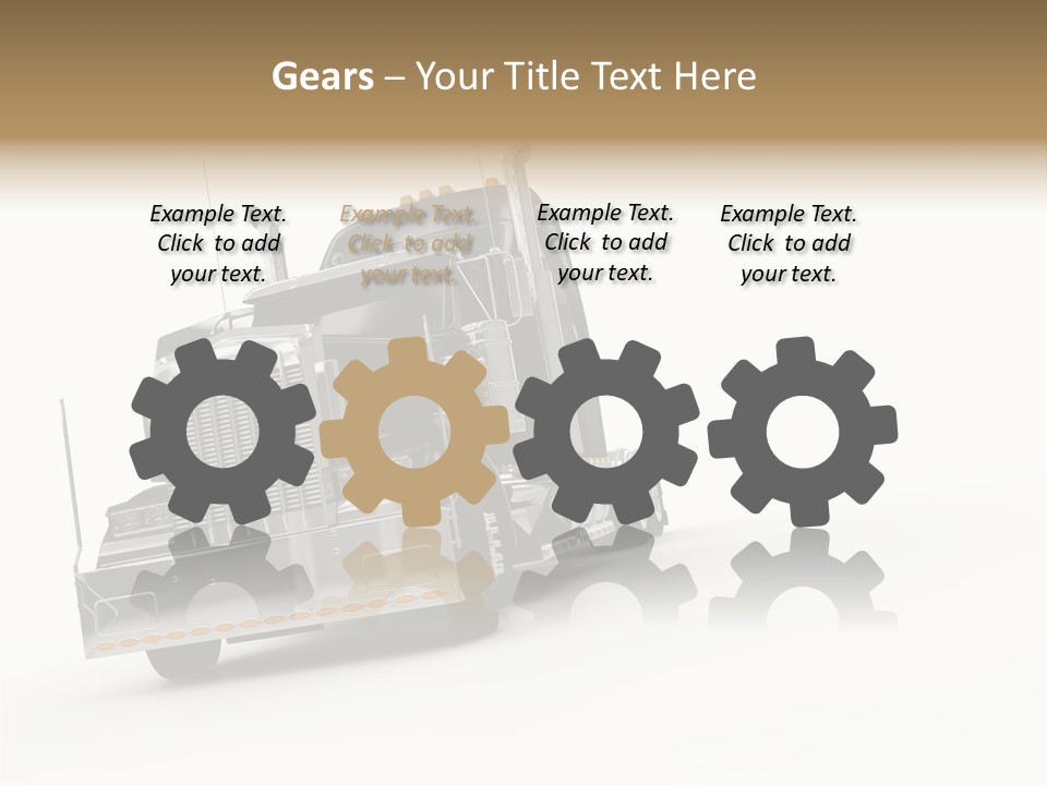 Diesel Copy Space Fuel PowerPoint Template