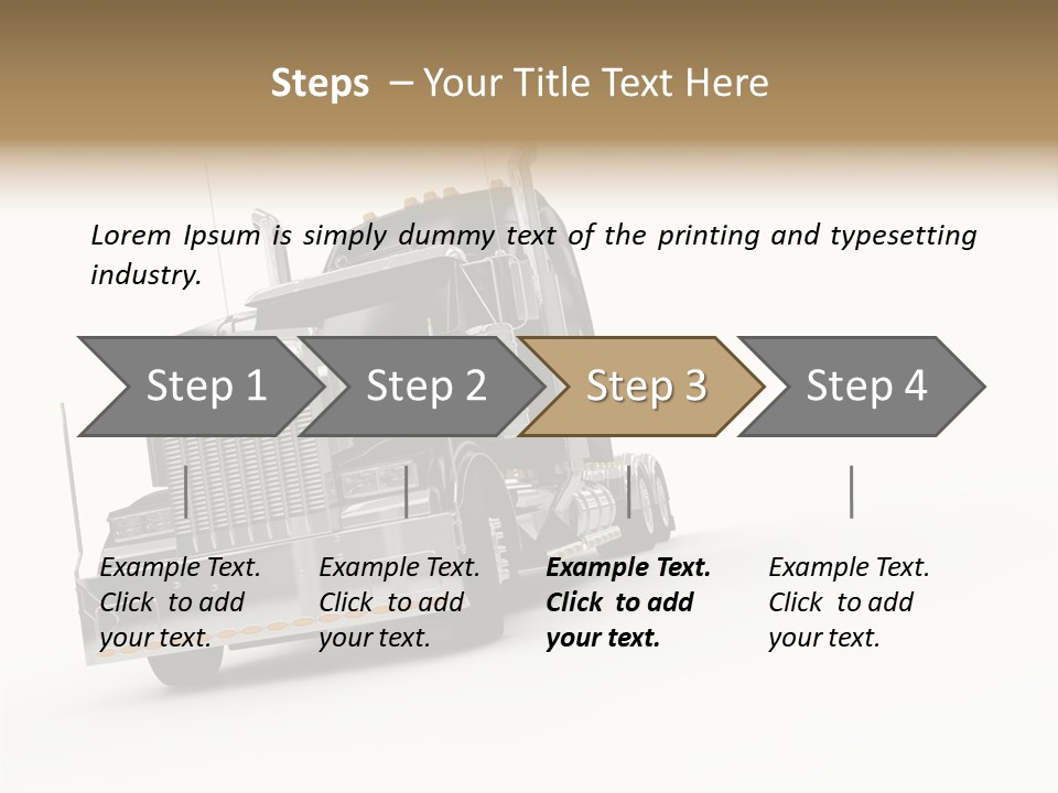 Diesel Copy Space Fuel PowerPoint Template