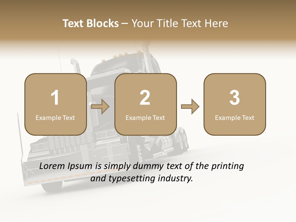 Diesel Copy Space Fuel PowerPoint Template