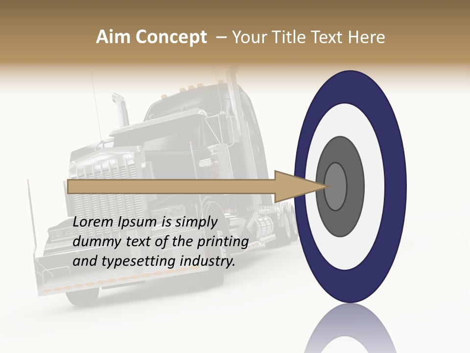 Diesel Copy Space Fuel PowerPoint Template