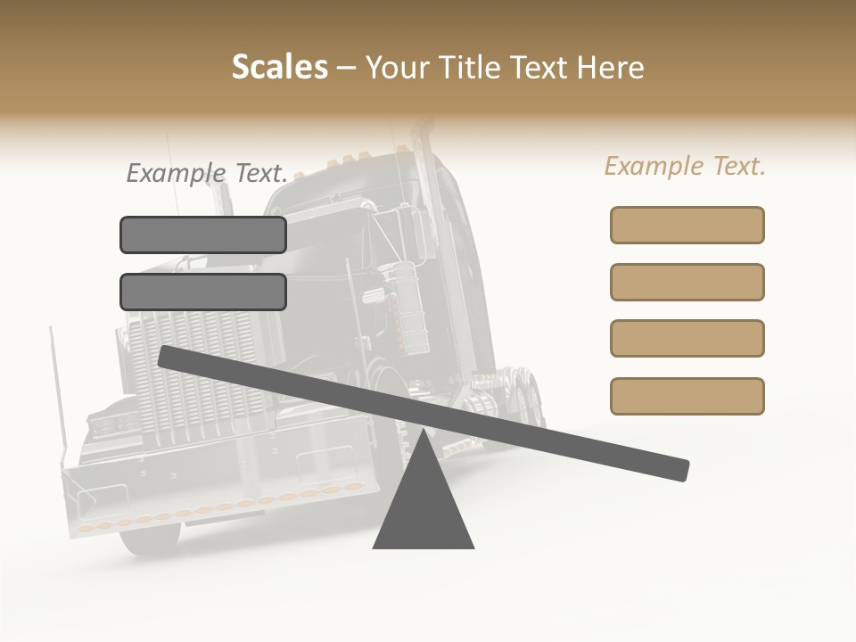 Diesel Copy Space Fuel PowerPoint Template