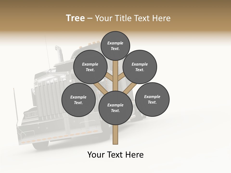 Diesel Copy Space Fuel PowerPoint Template