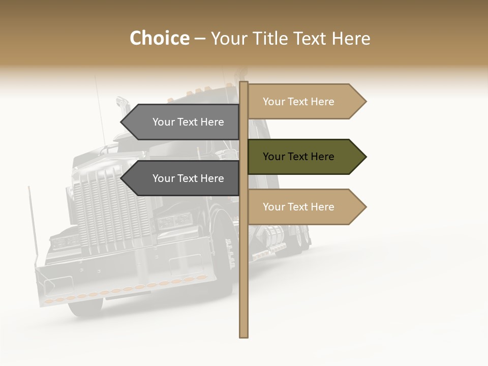 Diesel Copy Space Fuel PowerPoint Template