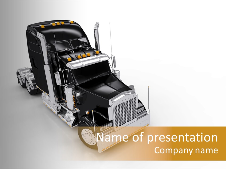 Tire Copy Space Automobile PowerPoint Template