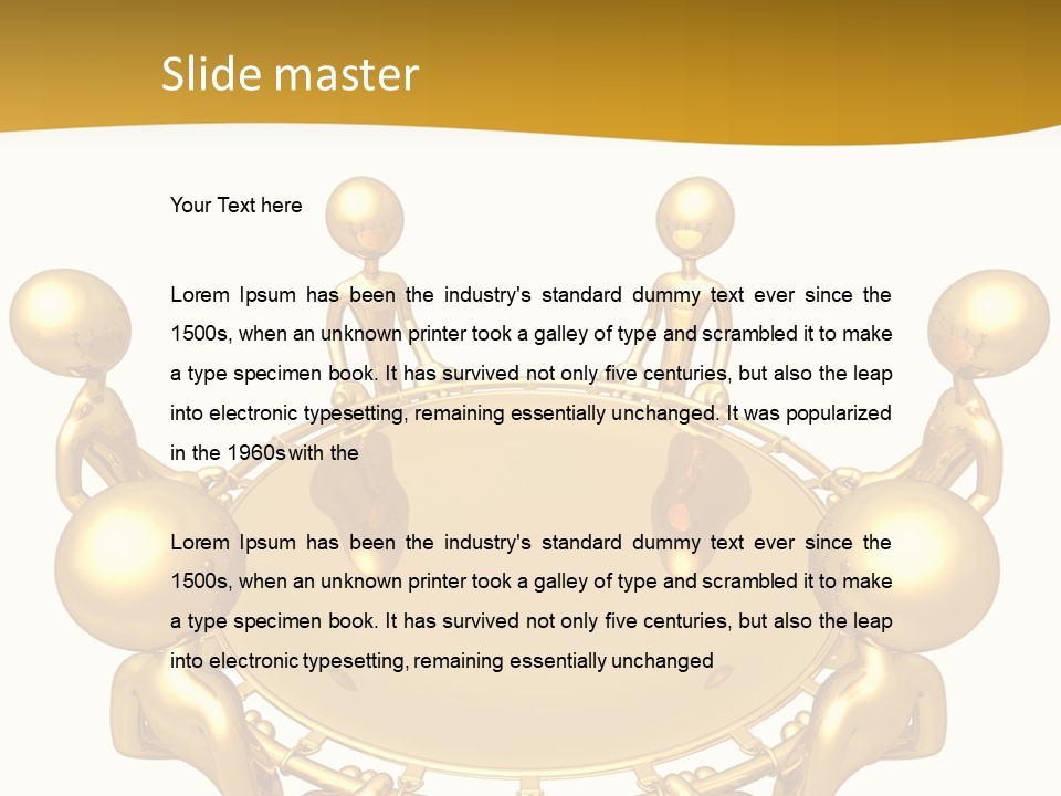 Illustration Danger Human PowerPoint Template