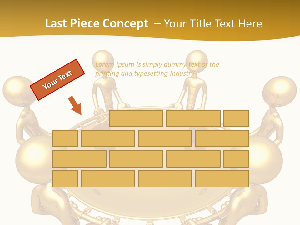 Illustration Danger Human PowerPoint Template