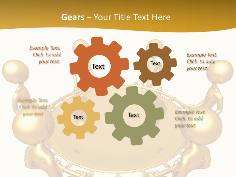 Illustration Danger Human PowerPoint Template