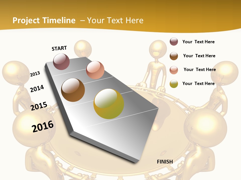 Illustration Danger Human PowerPoint Template