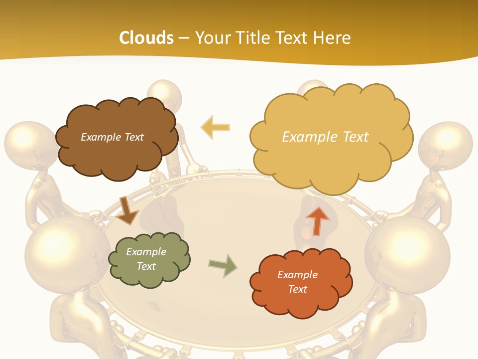 Illustration Danger Human PowerPoint Template