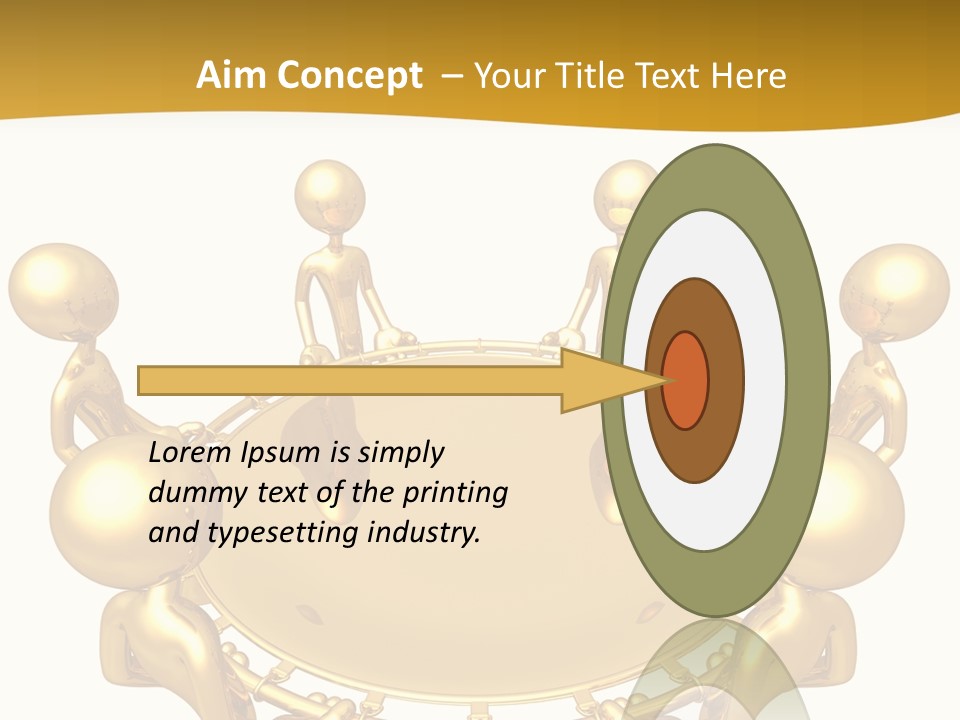 Illustration Danger Human PowerPoint Template