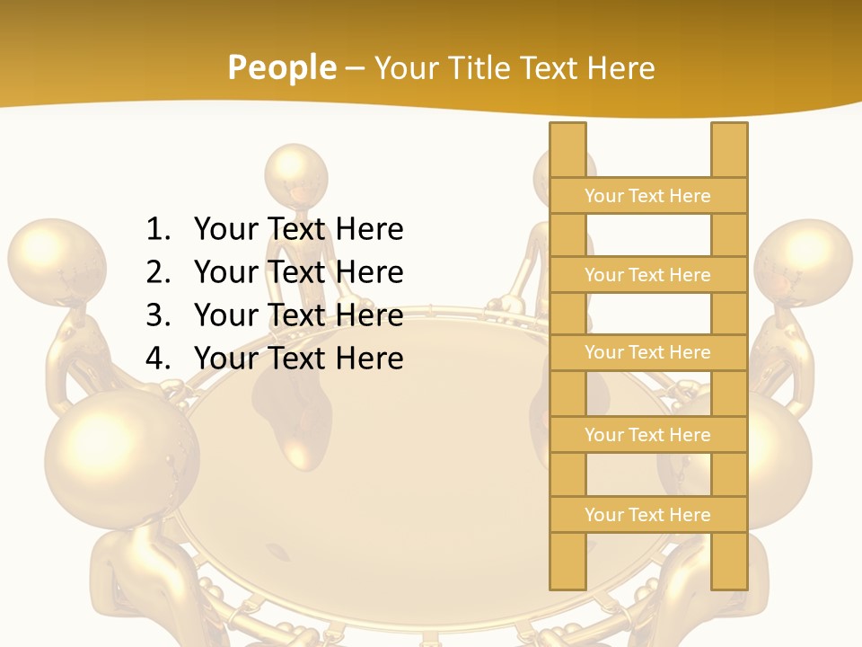 Illustration Danger Human PowerPoint Template