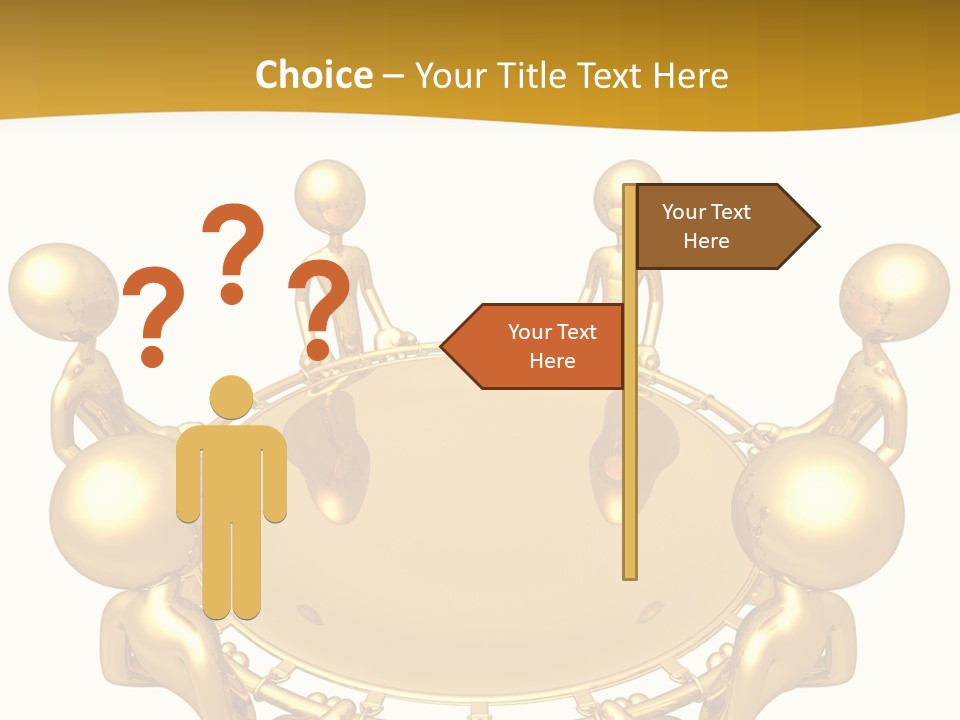 Illustration Danger Human PowerPoint Template