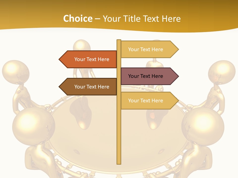 Illustration Danger Human PowerPoint Template