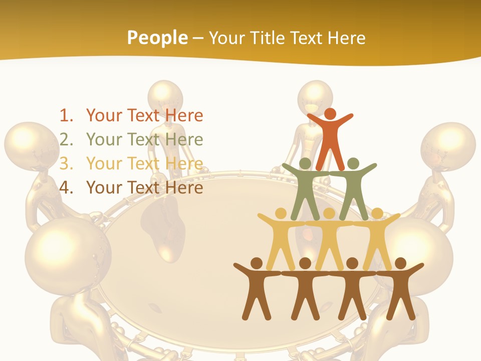 Illustration Danger Human PowerPoint Template