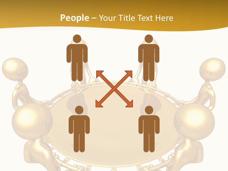 Illustration Danger Human PowerPoint Template