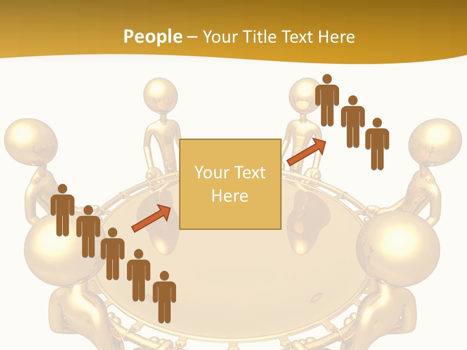 Illustration Danger Human PowerPoint Template