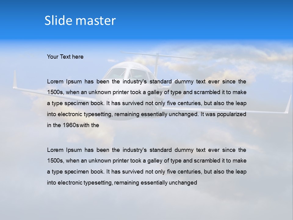 Engine Technology Sun PowerPoint Template