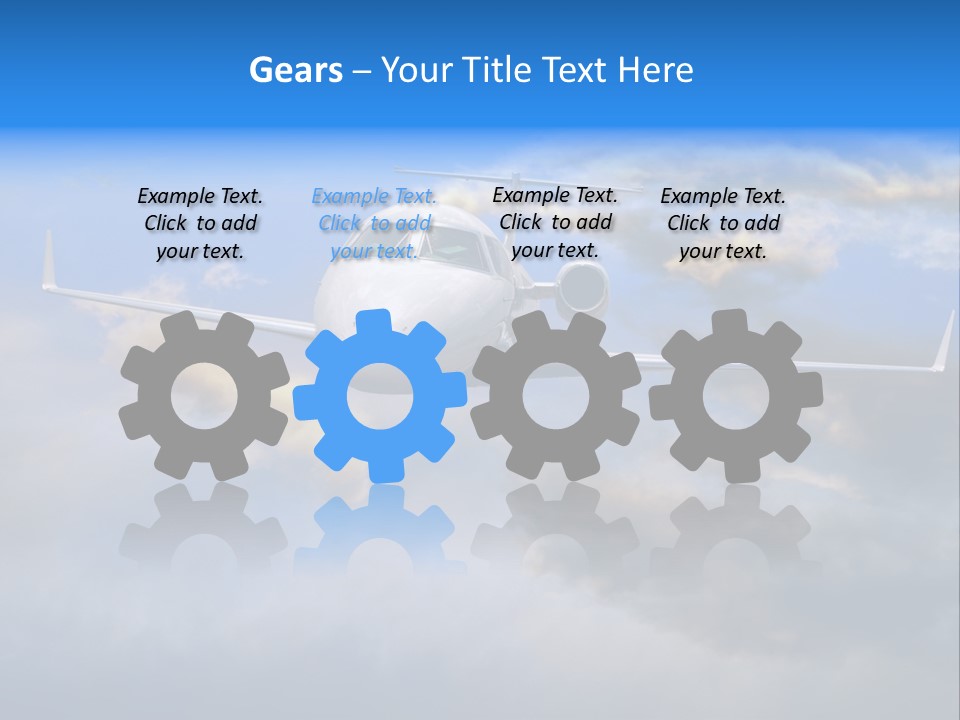 Engine Technology Sun PowerPoint Template
