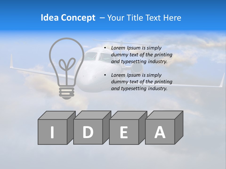 Engine Technology Sun PowerPoint Template
