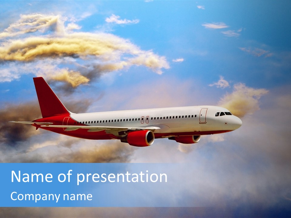 Airport Air Aerospace PowerPoint Template