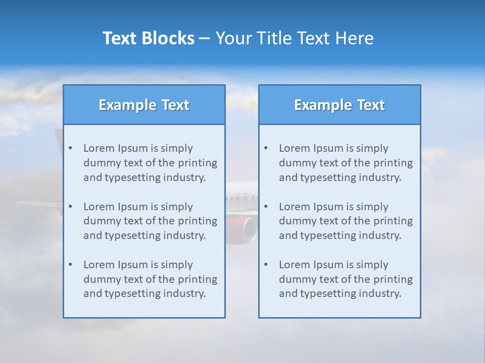 Airport Air Aerospace PowerPoint Template
