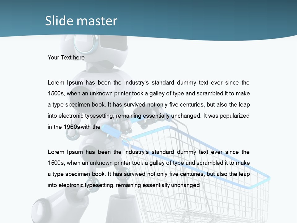 Electronic Science Fiction Future PowerPoint Template