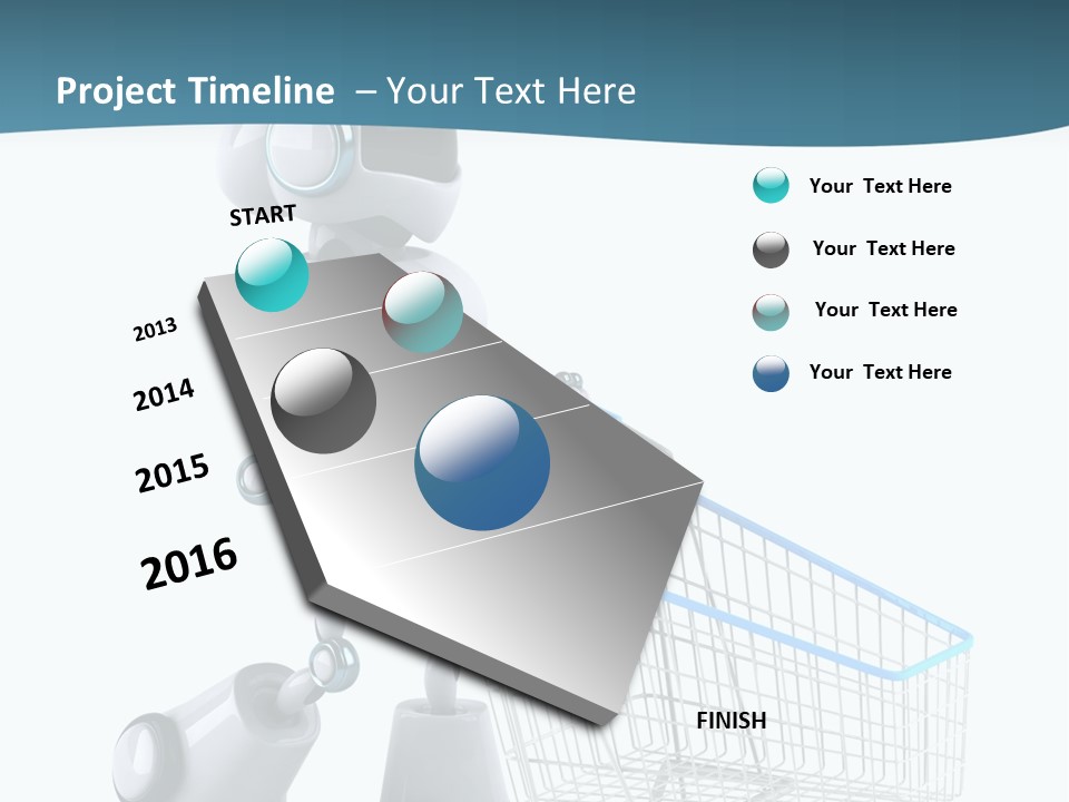 Electronic Science Fiction Future PowerPoint Template