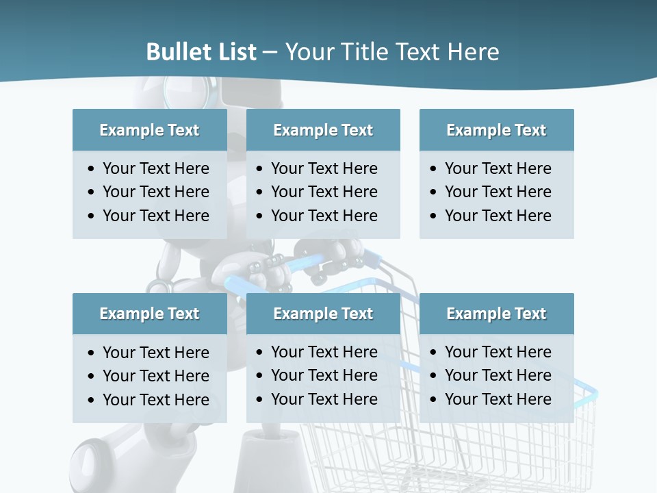 Electronic Science Fiction Future PowerPoint Template