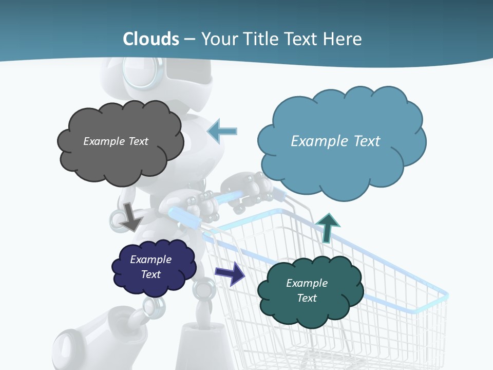 Electronic Science Fiction Future PowerPoint Template