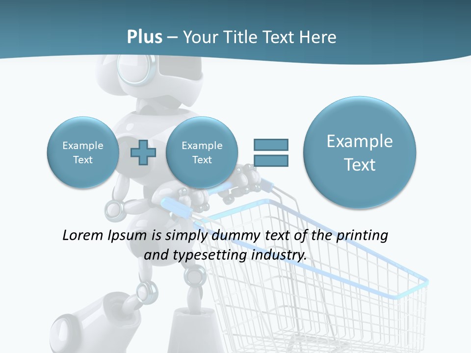 Electronic Science Fiction Future PowerPoint Template