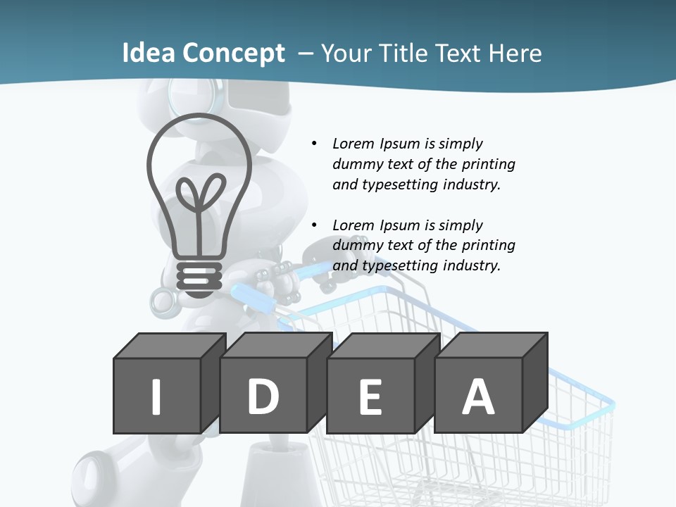 Electronic Science Fiction Future PowerPoint Template