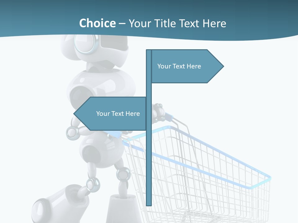 Electronic Science Fiction Future PowerPoint Template