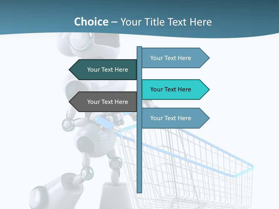 Electronic Science Fiction Future PowerPoint Template