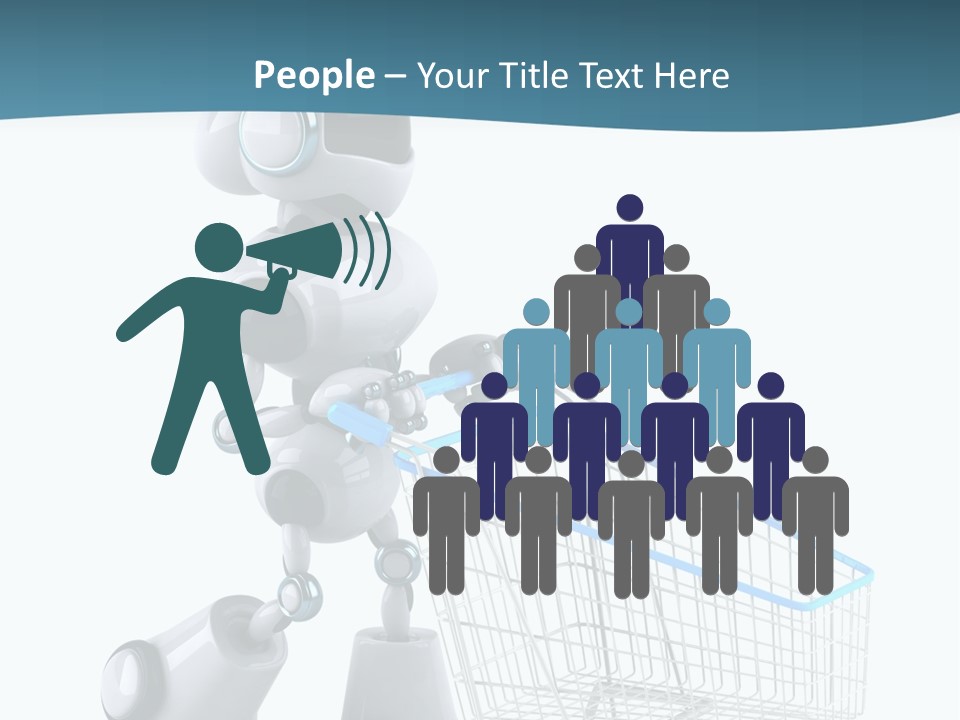 Electronic Science Fiction Future PowerPoint Template