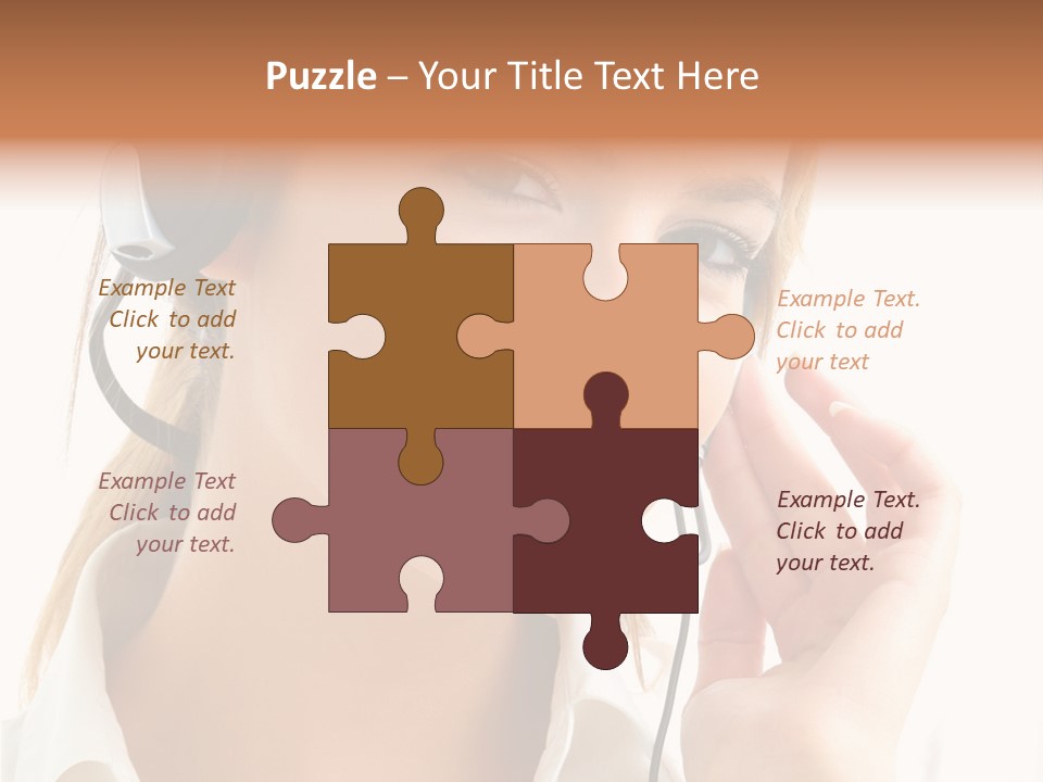 Helpline Center Telephony PowerPoint Template