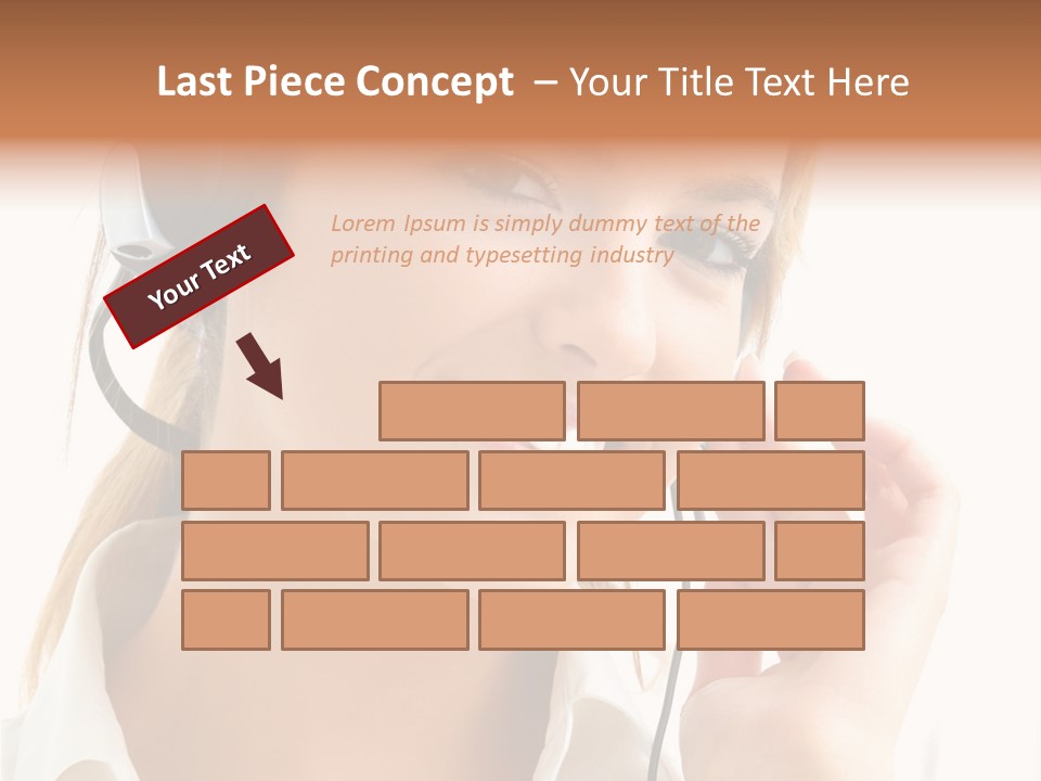 Helpline Center Telephony PowerPoint Template