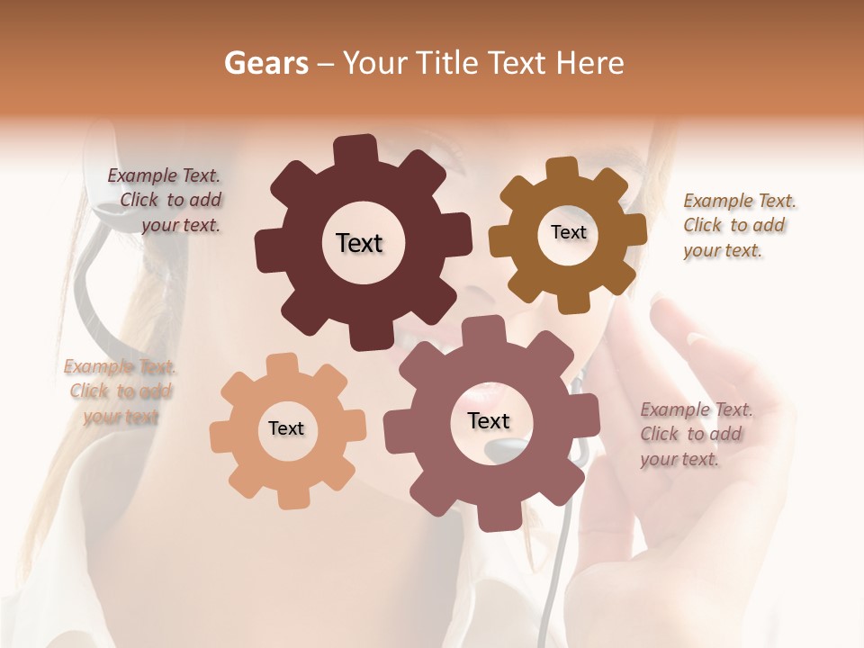 Helpline Center Telephony PowerPoint Template