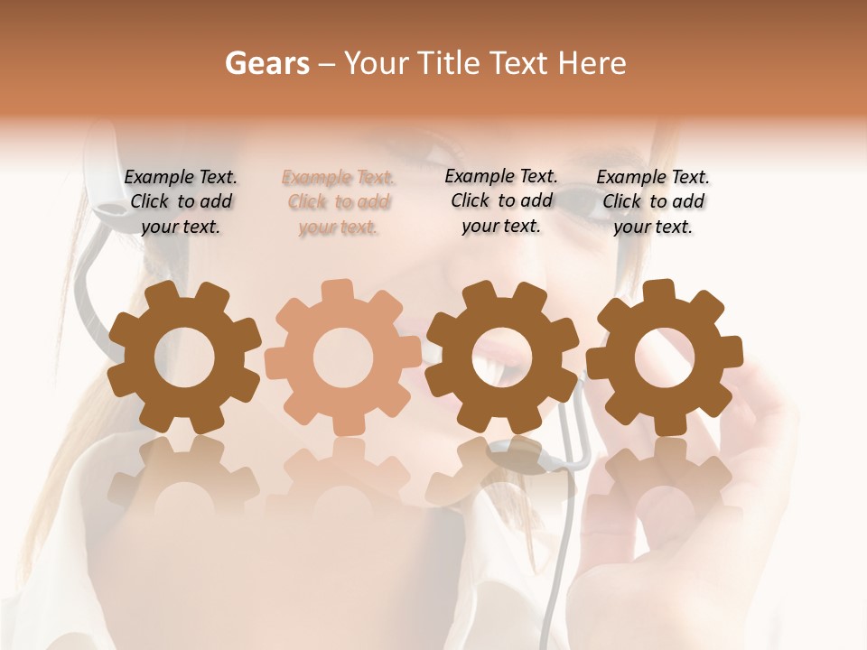 Helpline Center Telephony PowerPoint Template