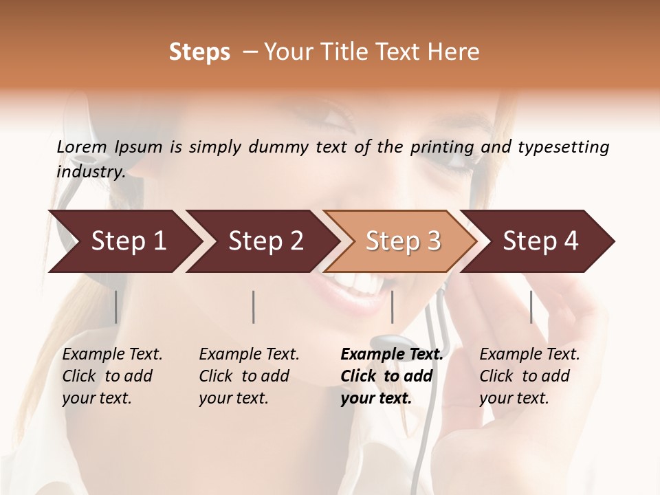 Helpline Center Telephony PowerPoint Template